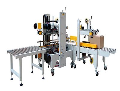 东莞包装机械厂家-东莞全自动封切机厂家-东莞真空包装机厂家-东莞自动封箱机厂家-东莞自动开箱机厂家-东莞热收缩包装机厂家-快递面单贴标机-电商面单贴标机-东莞封口机厂家-工字型封箱机YQA-50+YQG-50